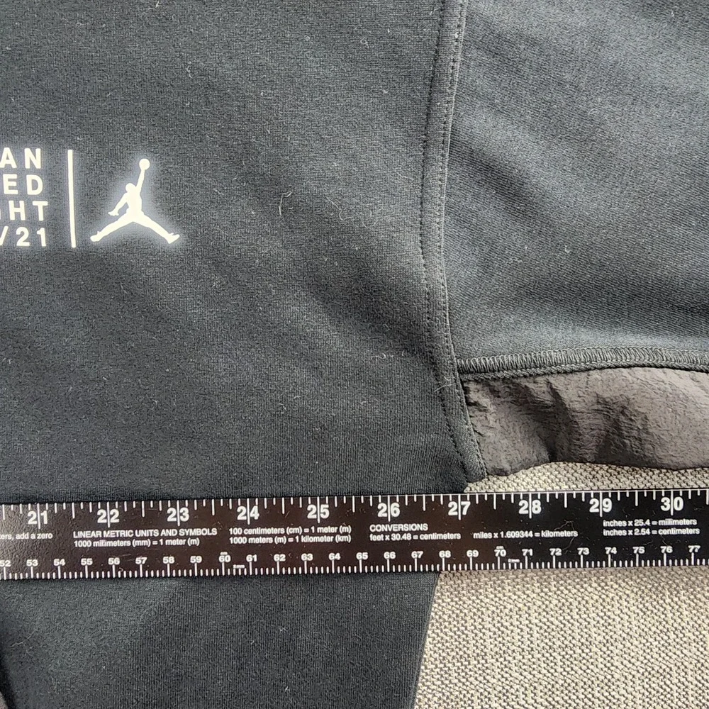 Jordan 23 Engineered Fleece Hoodie XL Black CZ8272-010 Jumpman NWT Oversized - Picture 6 of 13